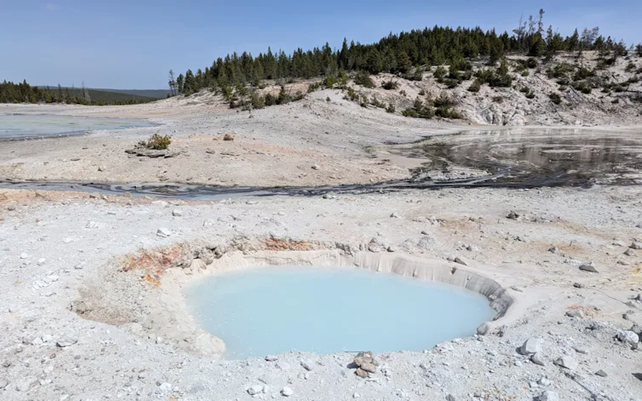 Yellowstone's New Blue Water Crater